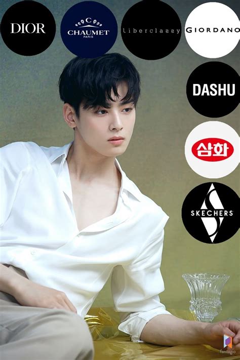 cha eun woo endorsements